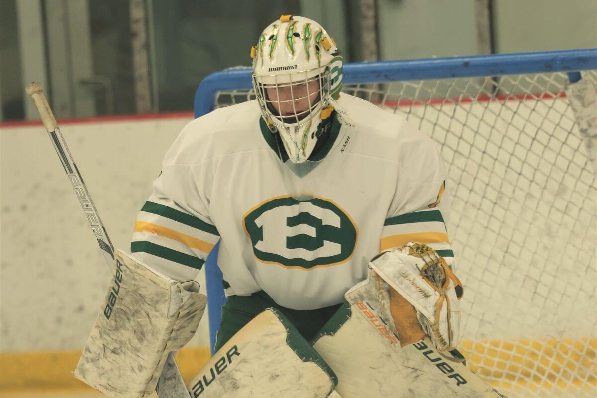 St. Edward Hockey Goalie